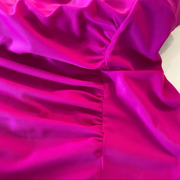 PANACHE Veronica Magenta Tankini 36FF Top/ Size 16 Bottom - Picture 7 of 12
